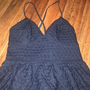 Navy blue dress